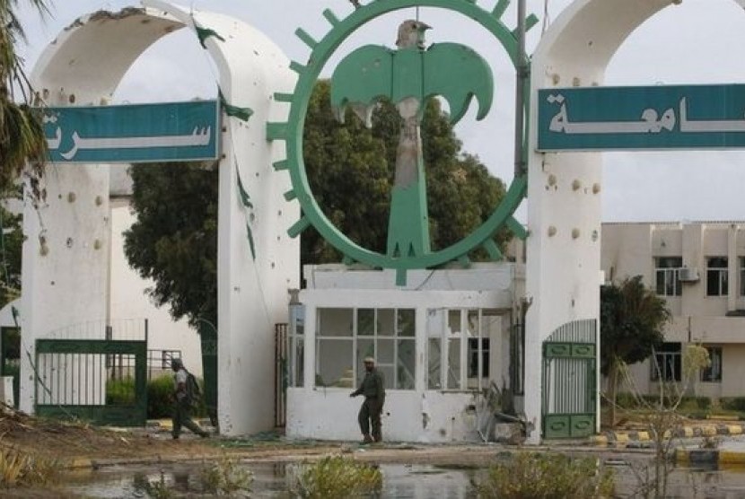 Para pengajar yang diculik di Libya bekerja di Universitas Sirte.