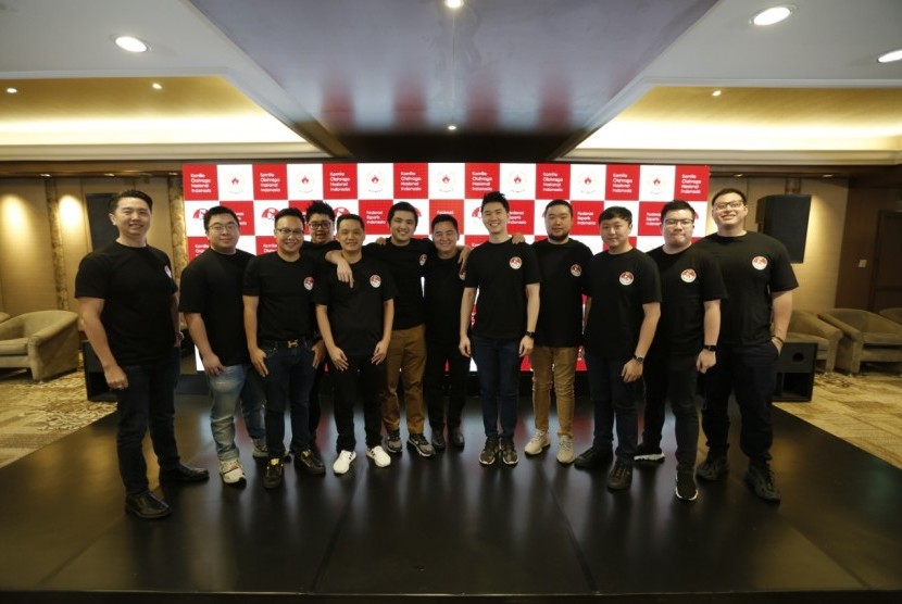 Para penggagas berdirinya Federasi Esports Indonesia.