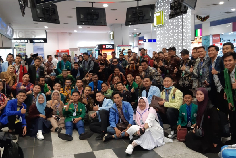 Para perwakilan mahasiswa dari 50 Perguruan Tinggi Keagamaan Islam Negeri (PTKIN) se-Indonesia 