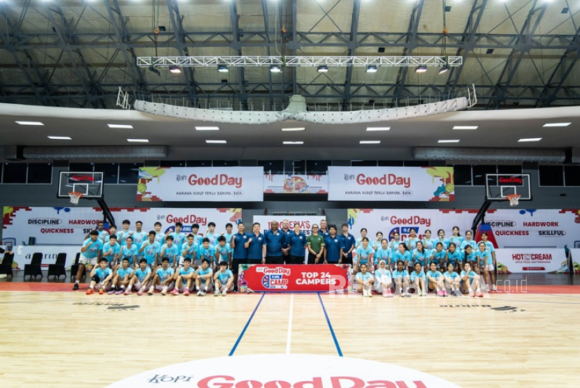 Para peserta DBL Camp 2025 yang lolos ke 24 besar putri dan putra.