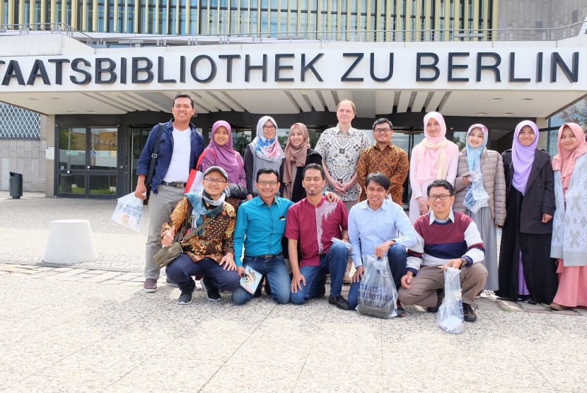 Para peserta Life of Muslims in Germany 2018 Oriental Department of the State Library di Berlin, Jerman
