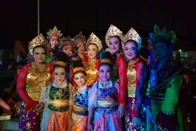 para seniman di acara Bogor Culture Night 2019, Sabtu (16/2) malam.