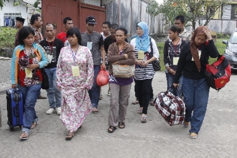 Tenaga kerja Indonesia (ilustrasi).