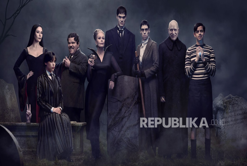 Para tokoh di serial Wednesday musim 2. 