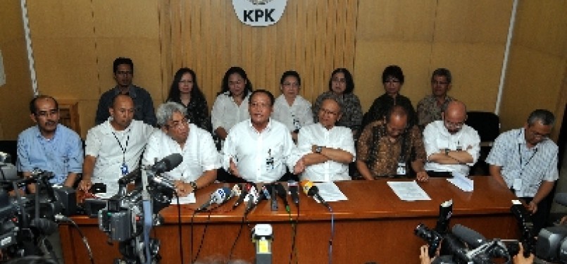 Para tokoh masyarakat yang tergabung dalam (Pro Pemberantasan Korupsi) mendukung KPK.