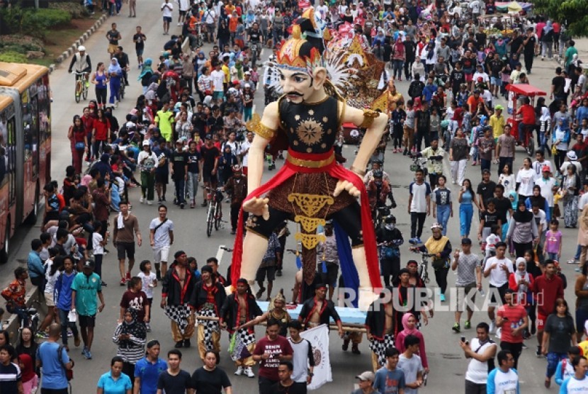 Parade batik. Ilustrasi