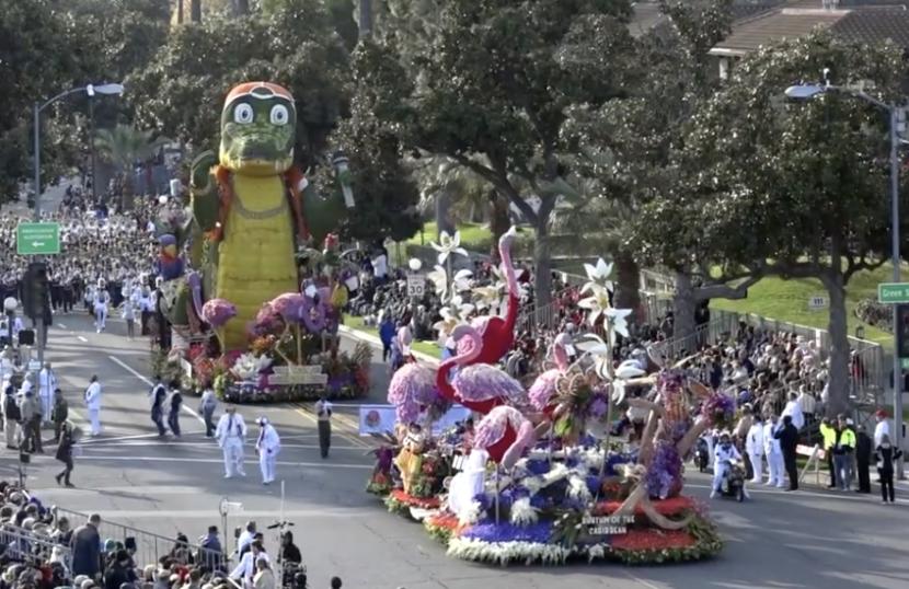 Parade Mawar menjadi tradisi merayakan tahun baru di Pasadena, California, AS, sejak lebih dari 1 abad lalu.