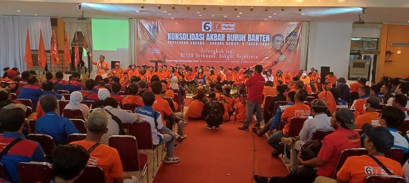 Partai Buruh Provinsi Banten menggelar Konsolidasi Akbar bertajuk 
