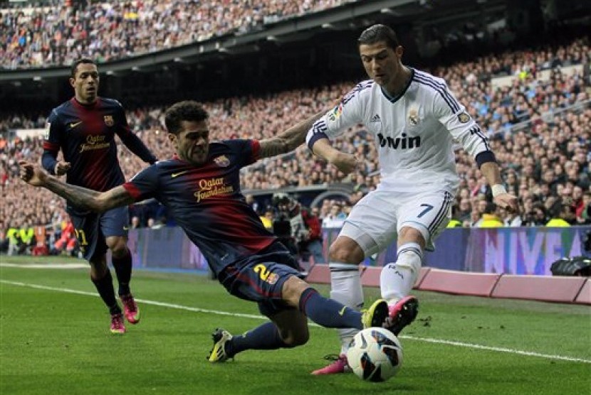 Duel El Clasico antara Barcelona dan Real Madrid.