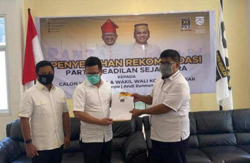 Partai Keadilan Sejahtera (PKS) memantapkan diri menjadi pengusung pasangan bakal calon wali kota dan wakil wali kota Makassar, Irman Yasin Limpo - Andi Zunnun Nurdin Halid, pada Pilwalkot Makassar 2020. PKS memilih bergabung dengan Golkar dan PAN. 