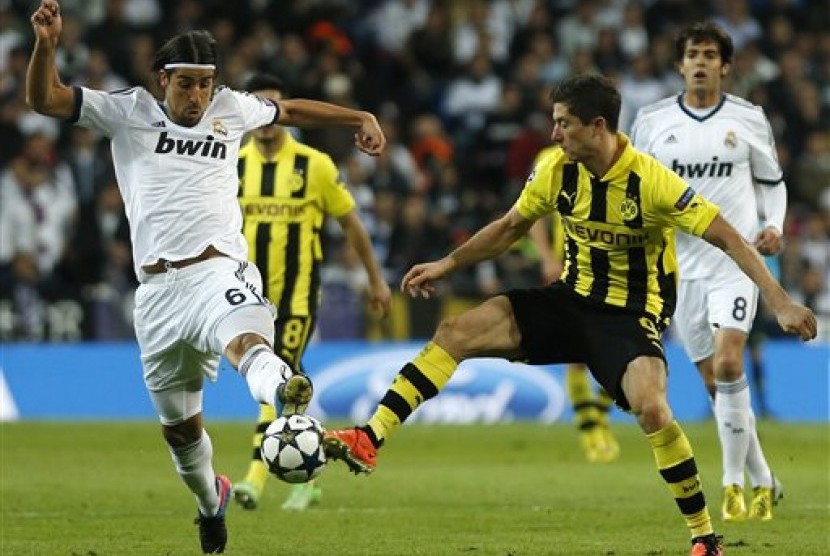 Partai Real Madrid vs Borussia Dortmund di leg kedua semifinal Liga Champions, Rabu (1/5) dini hari WIB.