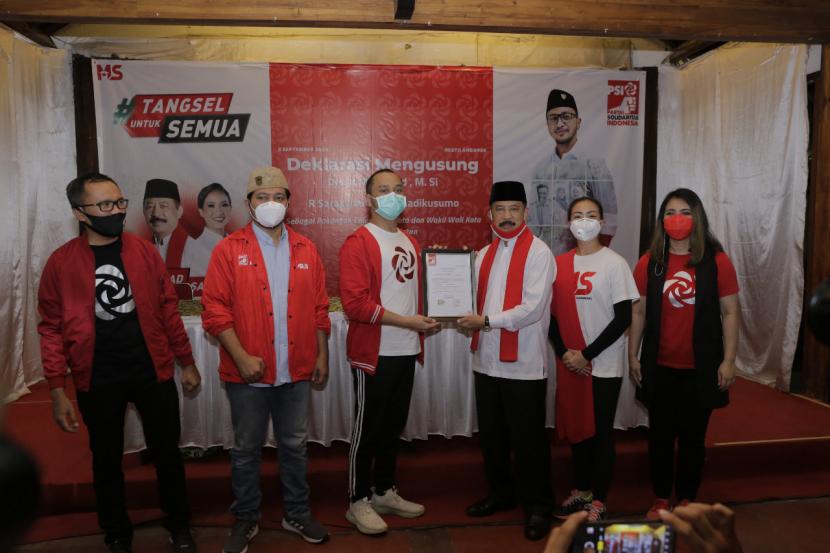 Partai Solidaritas Indonesia (PSI) secara resmi memberikan rekomendasi pilkada Tangerang Selatan (Tangsel) 