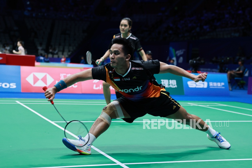 Pasangan Amri Syahnawi/Nita Violina Marwah beraksi di China Masters 2025.