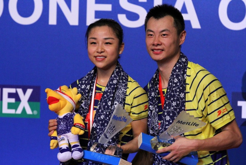 Pasangan ganda campuran Cina, Xu Chen/Ma Jin mempertahankan gelar juara di BCA Indonesia Open Super Series Premier 2016, Ahad (5/6).