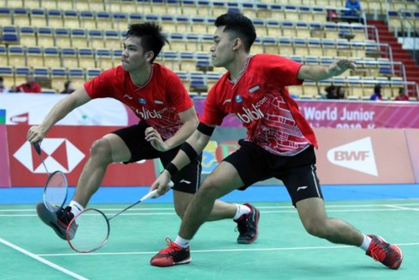 Ganda Putra Indonesia, Leo Rolly Carnando/Daniel Marthin lolos ke final bulutangkis nomor perorangan Pada SEA Games 2021.