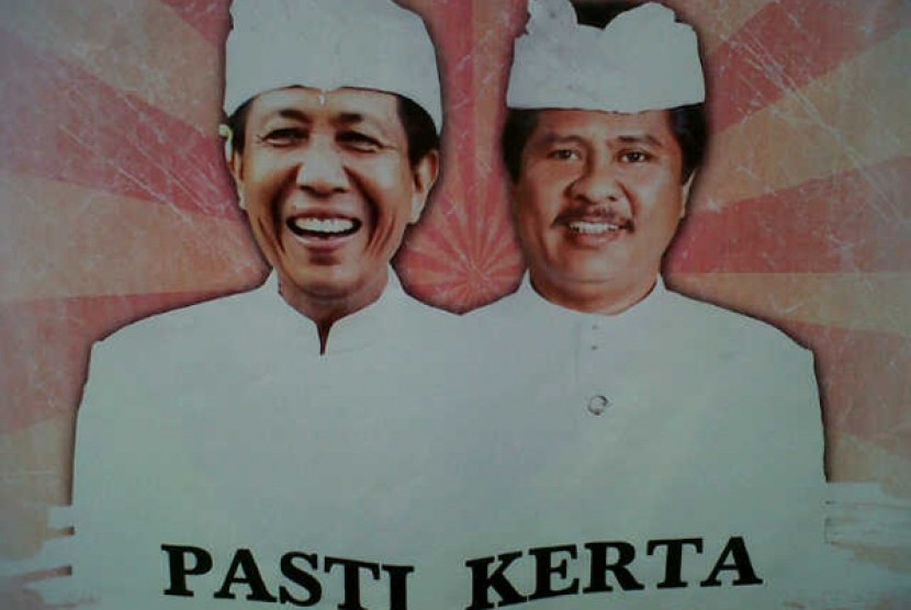 Pasangan I Ketut Sudikerta dan Made Mangku Pastika