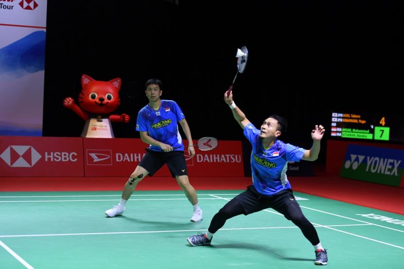 Pasangan Mohammad Ahsan/Hendra Setiawan (ilustrasi). The Daddies, julukan keduanya, melangkah ke final Indonesia Open setelah mengalahkan pasangan Malaysia Ong Yew Sin/Teo Ee Yi di semifinal, Sabtu (15/1/2022),