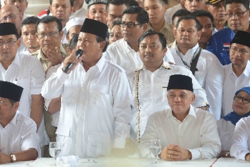 Pasangan Prabowo Subianto-Hatta Radjasa. 