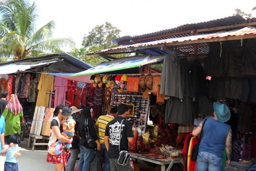 Pasar Serikin di Serawak, Malaysia