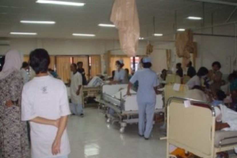 Pasien di bangsal rumah sakit (Illustrasi)