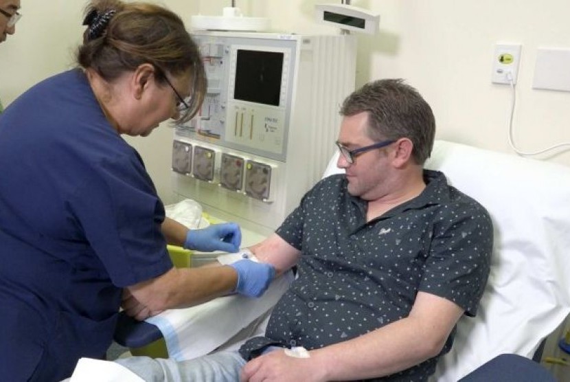 Pasien haemofilia Mark Lee menjalani perawatan di RPA.