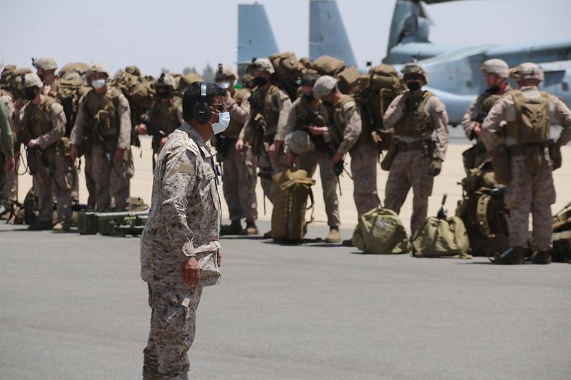 Pasukan Darat Kerajaan Saudi (RSLF) dan Angkatan Darat AS (AGF) meluncurkan latihan bersama di wilayah barat laut Kerajaan. 
