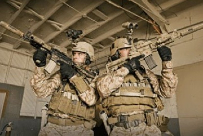 Pasukan khusus Angkatan Laut AS, Navy SEAL, yang disebut-sebut menjadi inti pasukan penyergap yang menewaskan Osama bin Laden