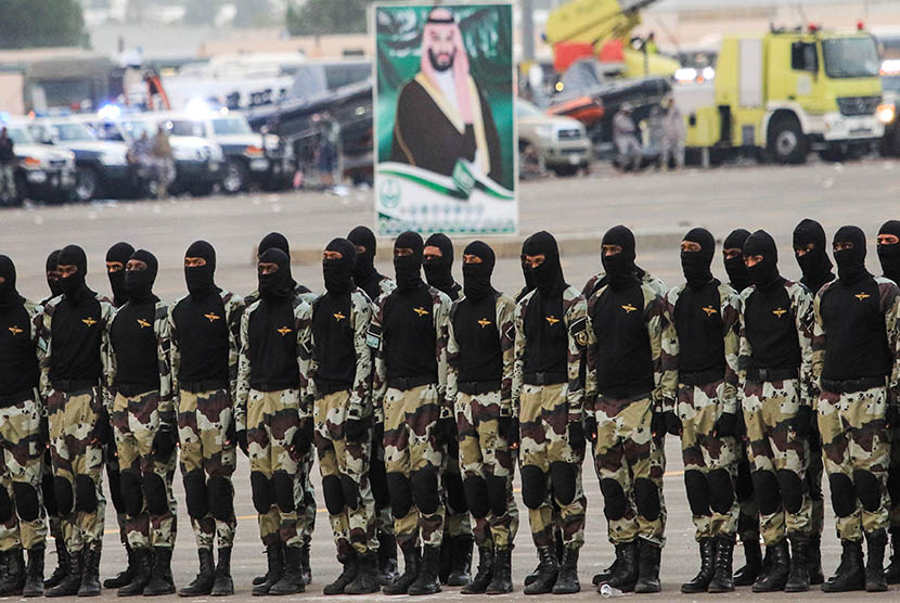 Pasukan khusus polisi Arab Saudi (ilustrasi).