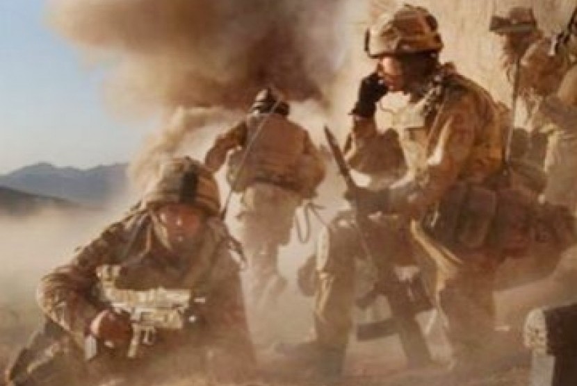 Pasukan koalisi AS-Sekutu di perang Afghanistan (Ilustrasi)