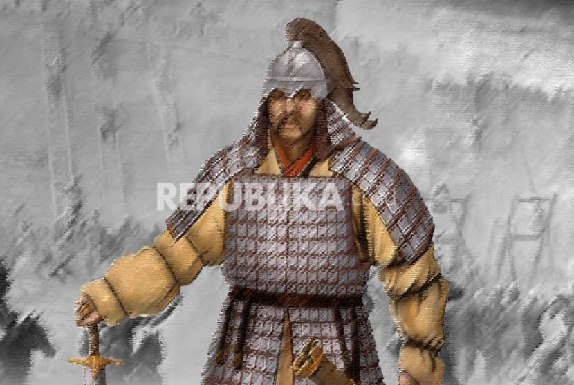 Hulagu Khan eksekusi khalifah Abbasiyah Al Mutashim dengan cara tak wajar. Pasukan Mongol (ilustrasi)