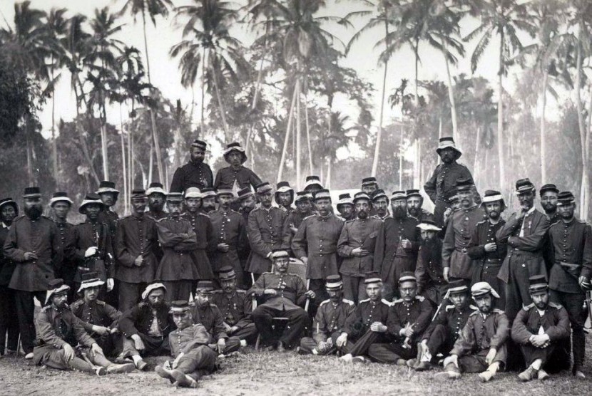 Pasukan Morsase (Pasukan Khusus) Belanda sewaktu perang Aceh.
