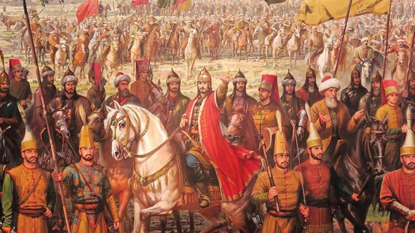 Tentara Ottoman pernah dipukul mundur pasukan Kristen 1571 M . Ilustrasi pasukan Ottoman.