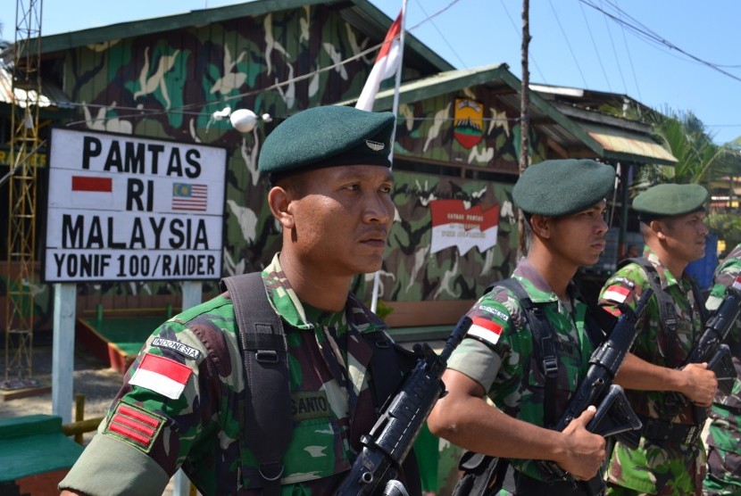 Pasukan penjaga perbatasan.