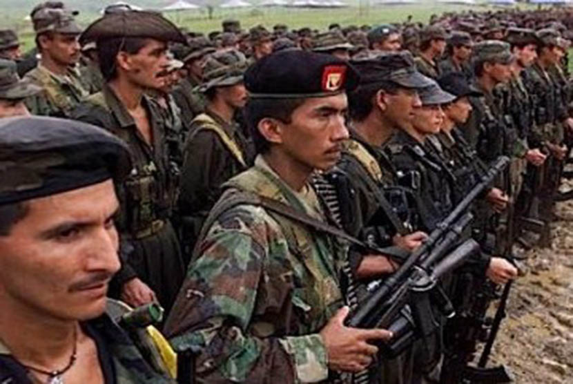 The Revolutionary Armed Forces of Colombia, or FARC.