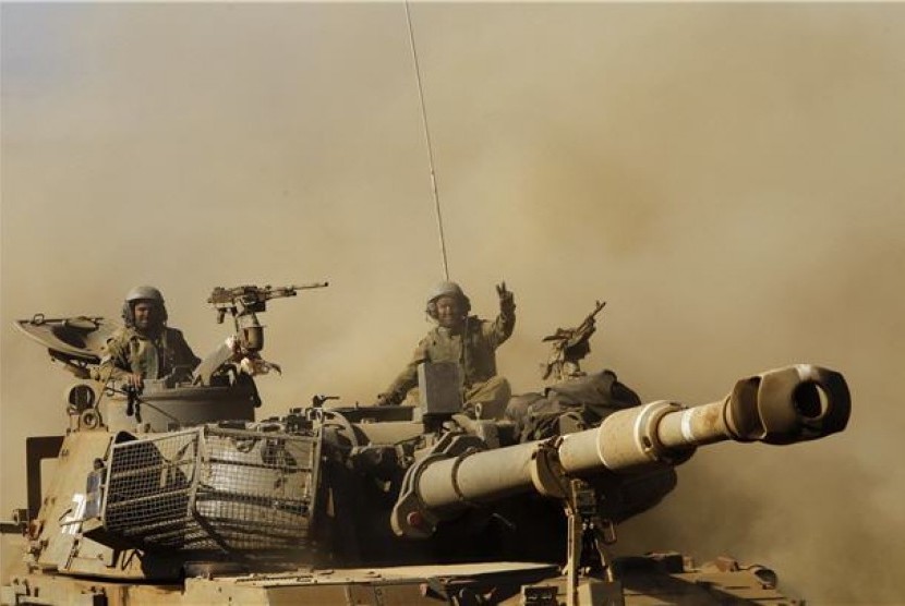 Pasukan tentara Israel. 