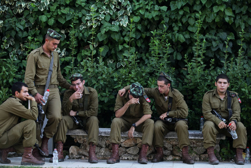  Pasukan tentara Israel. 