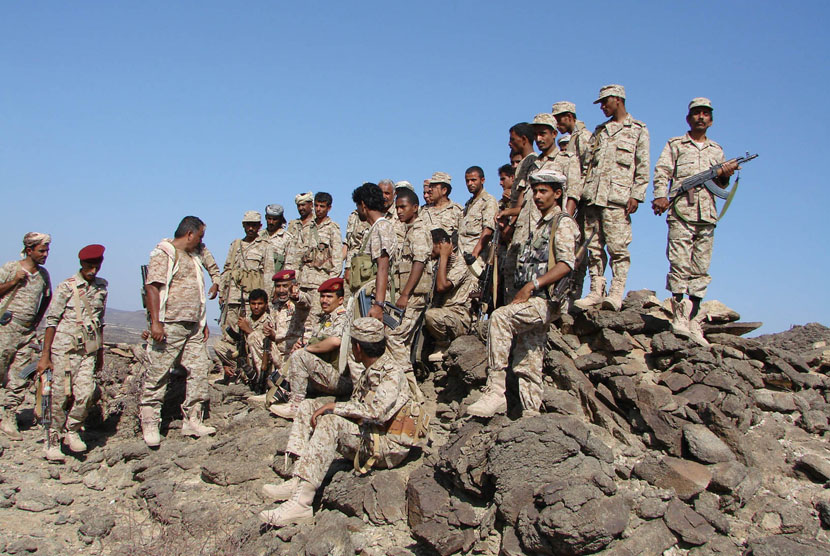  Pasukan tentara Yaman. 