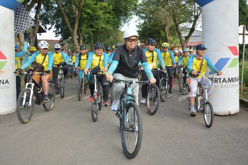 Patra Bike Community (PBC) Pertamina RU VI diharapkan akan berdampak pada menegakkan pola hidup sehat dan bugar melalui olahraga sepeda.