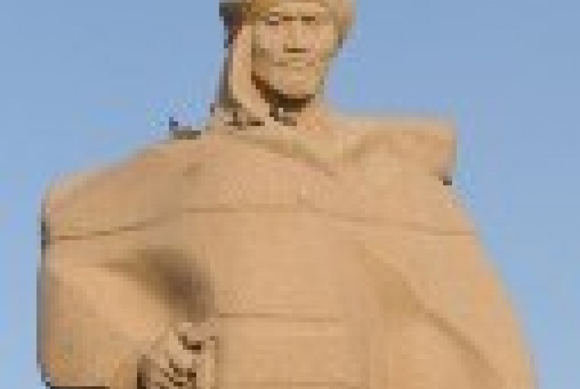 patung al Farabi di Kazakhtan