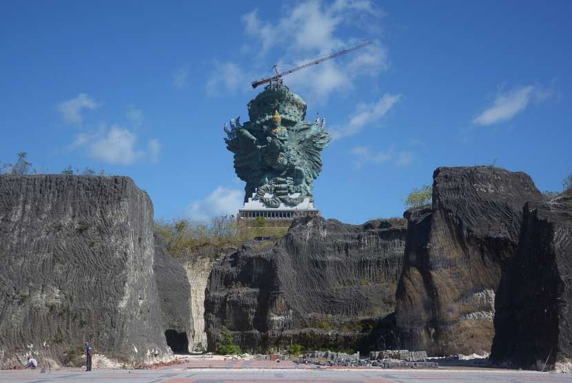 Garuda Wisnu Kencana statue. Bali will host IMF-World Bank Annual Meeting in October. 