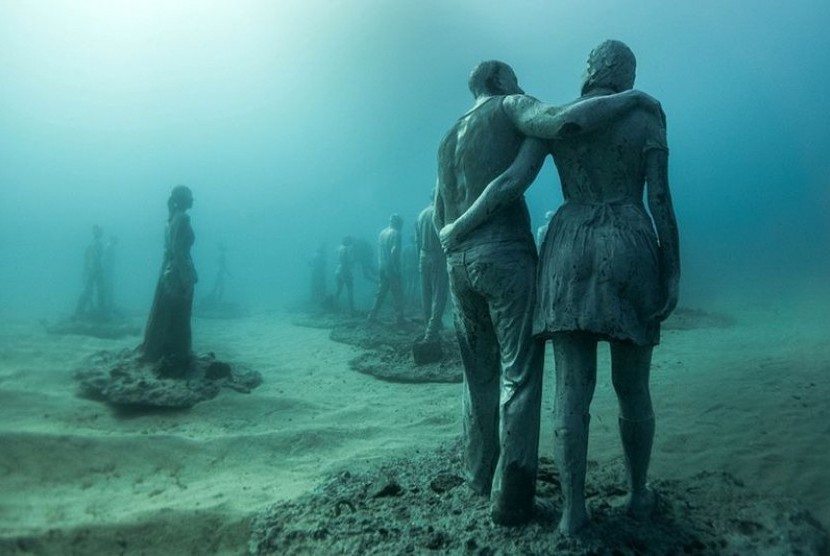 Museum bawah laut pertama di Eropa terletak di Kepulauan Canary, Spanyol