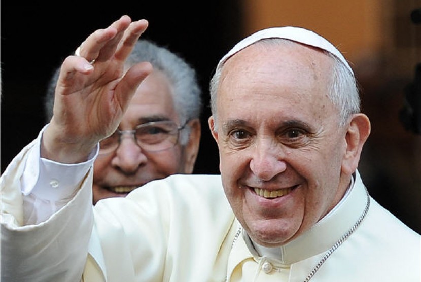 Paus Fransiskus akan mengunjungi kota Assisi di Italia pada 3 Oktober. Ilustrasi.