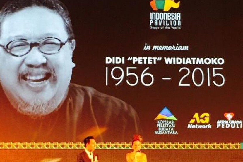 Paviliun Indonesia mengadakan in memoriam Didi Petet di Auditorium Milan Expo 2015 pada Selasa (17/8) malam.