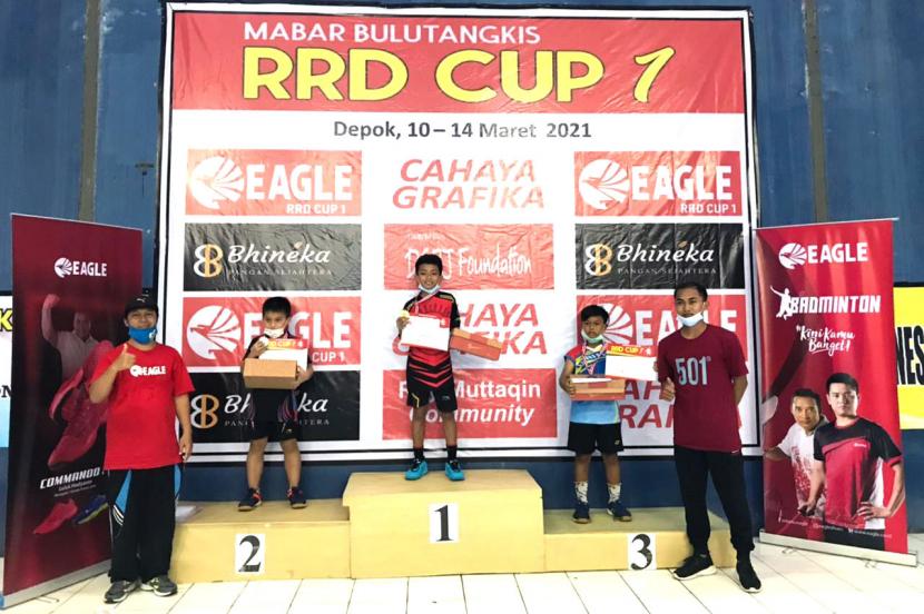PB Jaya Raya Metland di ajang bulutangkis Eagle RRD Cup 1 2021 yang digelar di GOR Arhath di kawasan Bojong Sari, Kota Depok pada 10-14 Maret 2021.