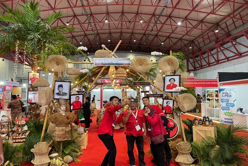 PDI Perjuangan (PDIP) menggelar Pameran Pangan Plus 2023 sebagai bagian dari acara Rapat Kerja Nasional (Rakernas) ke-IV PDIP di Jakarta International Expo Kemayoran, Jakarta Pusat, Jumat (29/9/2023) sampai Ahad (1/10/2023). 