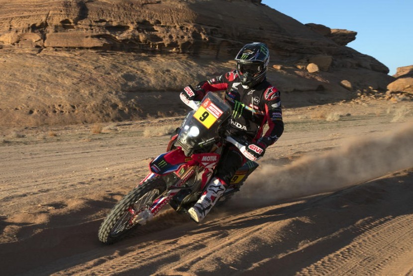 Pebalap Amerika Serikat Ricky Brabec memenangkan etape keduanya di Dakar 2020.