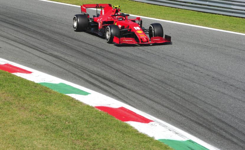 Pembalap Ferrari Charles Leclerc.