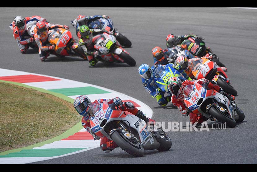 Grand Prix Italia di Sirkuit Mugello tahun ini resmi dibatalkan (Foto: ilustrasi MotoGP di Sirkuit Mugello, Italia)
