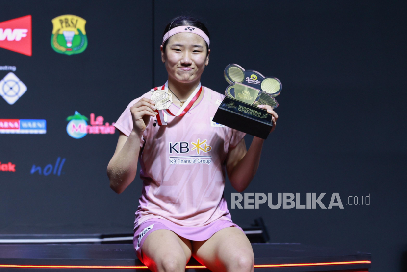 Pebulu tangkis tunggal putri Korea Selatan An Se-young menjuarai Indonesia Open 2025.