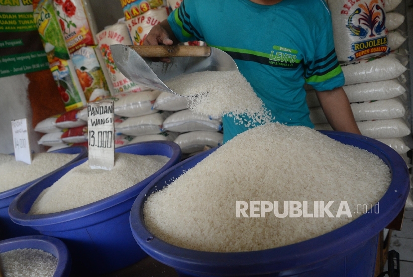 Beras (ilustrasi). Dinas Ketahanan Pangan Kalimantan Selatan (Kalsel) mengedukasi masyarakat terkait program percepatan penurunan konsumsi beras di Kabupaten Tanah Bumbu.